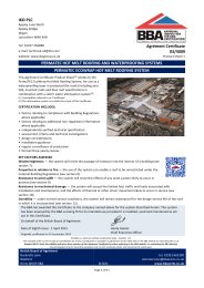IKO PLC. PermaTEC hot melt roofing and waterproofing systems. PermaTEC ecowrap hot melt roofing system. Product sheet 1