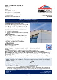 James Hardie Building Products Ltd. James Hardie cladding systems. HardiePanel (soffit application). Product sheet 2