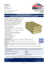 Ursa UK Ltd. Ursa cavity wall insulation. Ursa Cavity Batt 32 insulation for full fill application. Product sheet 2