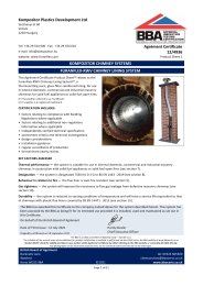 Kompozitor Plastics Development Ltd. Kompozitor chimney systems. FuranFlex-RWV chimney lining system. Product sheet 1