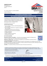 EUROFOX GmbH. Hilti EuroFox rainscreen systems. Hilti EuroFox rainscreen cladding support systems. Product sheet 1