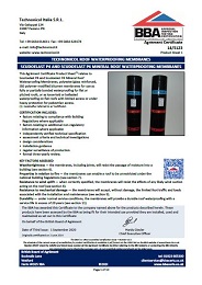 Technonicol Italia S.R.L. Technonicol roof waterproofing membranes. Scudoelast P4 and Scudoelast P4 mineral roof waterproofing membranes. Product sheet 1