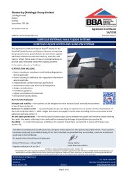 Shackerley (Holdings) Group Limited. Sureclad external wall facade systems. Sureclad facade access and hang-on systems. Product sheet 1