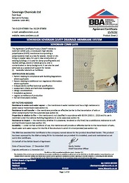 Sovereign Chemicals Ltd. Sovereign SovDrain cavity drainage membrane system. SovDrain CDM8 Lath. Product sheet 2