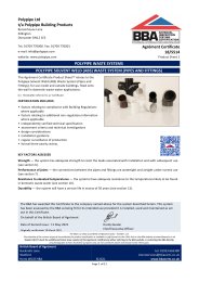 Polypipe Ltd t/a Polypipe Building Products. Polypipe waste systems. Polypipe solvent weld (ABS) waste system (pipes and fittings). Product sheet 2