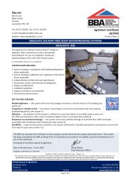 Sika Ltd. Sikalastic solvent-free waterproofing systems. Sikalastic 650. Product sheet 1