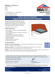 ERG Bierun - Folie SP z.o.o. Lignofol damp-proof membrane. Lignofol 250, 300 and 500 damp-proof membranes. Product sheet 1