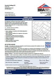 Cembrit Holdings A/S. Cembrit slates. Westerland slates. Product sheet 3