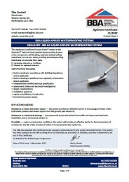 Sika Limited. Sika liquid-applied waterproofing systems. Sikalastic -800 HA liquid-applied protected roof waterproofing system. Product sheet 1