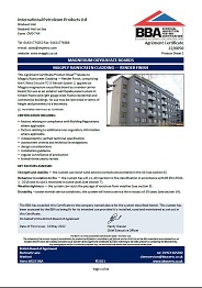 International Petroleum Products Limited. Magnesium Oxysulfate boards. Magply rainscreen cladding. Product sheet 2