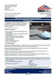 Fosroc International Ltd. Fosroc Proofex waterproofing membranes. Proofex engage. Product sheet 1