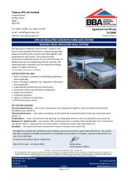 Tremco CPG UK Limited. CPG UK insulated concrete form (icf) system. Nudura solid insulated wall system. Product sheet 1