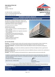 International Paint Ltd. Intercrete concrete products. Intercrete concrete repair and protection system. Product sheet 1