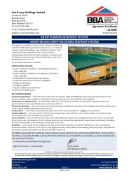 Ash and Lacy Holdings Limited. Ashzip standing se am roof systems. Ashzip 300 and Ashzip 400 double-skin roof systems. Product sheet 1