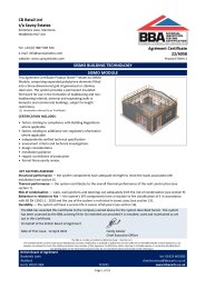 CB Retail Ltd. Sismo building technology. SISMO module. Product sheet 1