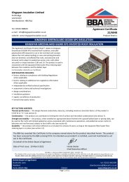 Kingspan Insulation Limited. Kingspan Greenguard GG300 XPS insulation. Kingspan Greenguard GG300 XPS inverted roof insulation. Product sheet 1