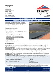 SIG Trading Ltd. Flex-R Waterproofing systems. Rubberbond FR EPDM roof waterproofing systems. Product sheet 2