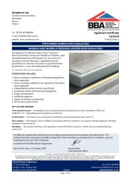 Xtratherm Ltd. Xtratherm Warm-R EPS insulation. Warm-R and Warm-R premium underfloor insulation. Product sheet 1