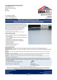 The Viking Products Group UK Ltd. Viking roof waterproofing system. Vertex liquid applied roof waterproofing system. Product sheet 1