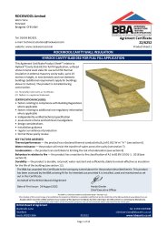 ROCKWOOL Limited. ROCKWOOL cavity wall insulation. Nyrock cavity slab 032 for full fill application. Product sheet 1