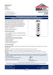 Aliaxis UK Ltd. Studor drainage ventilation systems. Studor P.A.P.A (positive air pressure attenuator) device. Product sheet 1