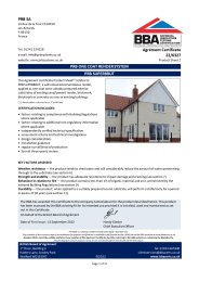 PRB SA. PRB One coat render system. PRB Superbrut. Product sheet 2 ...