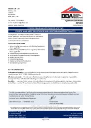 Aliaxis UK Ltd. Studor drainage ventilation systems. Studor maxi-vent and Studor mini-vent air admittance valves. Product sheet 1