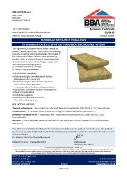 Rockwool Ltd. Rockwool rainscreen insulation. Nyrock rainscreen 032 for use in rainscreen cladding systems. Product sheet 1