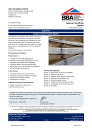 Actis Insulation Limited. Eolis HC. Eolis HC for pitched roofs. Product sheet 1