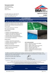 Permavent Limited. Leto membranes. Leto roof tile underlays for use in cold ventilated and warm non-ventilated pitched roof systems. Product sheet 1