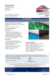 Permavent Limited. LETO membranes. LETO roof tile underlays for use in cold non-ventilated pitched roof systems. Product sheet 2