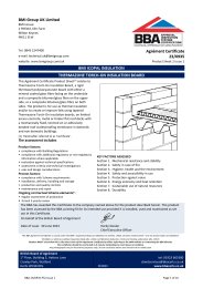 BMI Group UK Limited. BMI ICOPAL Insulation. Thermazone torch-on insulation board. Product sheet 2