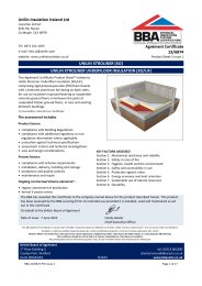 Unilin Insulation Ireland Ltd. Unilin Xtroliner (XO). Unilin Xtroliner underfloor insulation (XO/UF). Product sheet 5