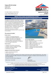 Tremco CPG UK Limited. Tremco CPG UK roof waterproofing system. Alphaguard BlueShield inverted waterproofing system. Product sheet 1
