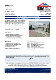 KLEIB Sp. z.o.o. Kleib external wall insulation system. KLEIB EPS external wall insulation system. Product sheet 1