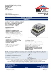 Alumasc Building Products Limited. Caltech UV systems. Caltech UV. Product Sheet 1