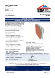 Industrial Nature Limited t/a IndiNature. IndiTherm insulation. IndiTherm for timber frame constructions. Product Sheet 1