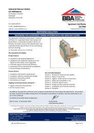 Industrial Nature Limited t/a IndiNature. IndiTherm insulation. IndiTherm for suspended timber intermediate and ground floors. Product Sheet 3