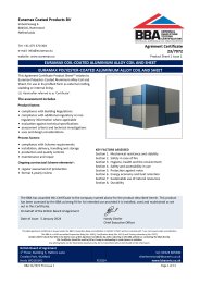 Euramax coated products BV. Euramax coil-coated aluminium alloy coil and sheet. Euramax polyester-coated aluminium alloy coil and sheet. Product Sheet 1