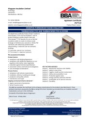 Kingspan Insulation Limited. Kingspan thermaroof range insulation. Thermataper TT47 and thermataper TT47-K system. Product Sheet 1