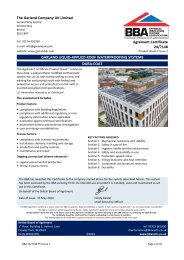 The Garland Company UK Limited. Garland liquid-applied roof waterproofing systems. Dura-coat. Product Sheet 1