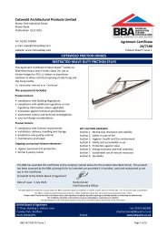 Cotswold Architectural Products Limited. Cotswold friction hinges. Restricted heavy duty friction stays. Product sheet 7