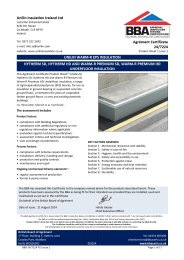 Unilin Insulation Ireland Ltd. Unilin Warm-R EPS insulation. Hytherm SD, Hytherm HD and WARM-R premium SD, WARM-R premium HD underfloor insulation. Product sheet 1