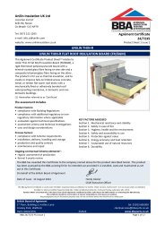 Unilin Insulation UK Ltd. Unilin Thin-R. Unilin Thin-R Flat roof insulation board (FR/BGM). Product sheet 1