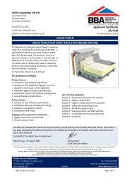 Unilin Insulation UK Ltd. Unilin Thin-R. Unilin Thin-R Flat roof insulation board (FR-MG). Product sheet 2