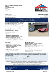 Vuba Chemical Innovations Limited. Vuba resin bound surfacing. Vuba resin bound UVR system. Product sheet 1