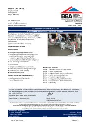 Tremco CPG UK Ltd. Tremco CPG UK floor screeds. Flowcrete isocrete standard K-SCREED. Product Sheet 1