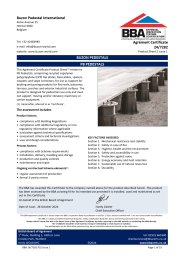 Buzon Pedestal International. Buzon pedestals. PB Pedestals. Product sheet 2