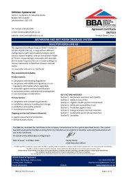 Schlüter-Systems Ltd. Bathroom and wet room drainage system. SCHLÜTER KERDI-LINE-G3. Product sheet 1