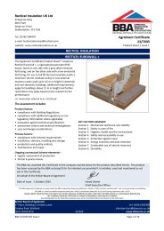 Recticel Insulation UK Ltd. Recticel insulation. Recticel eurowall +. Product sheet 2